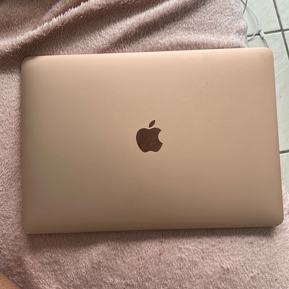 Apple MacBook w/ Laptop carrying case.